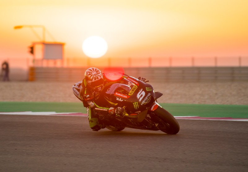 Johann Zarco in Qatar.